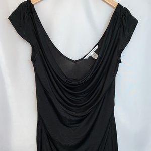 Diane Von Furstenberg Cowl Neck Sheer Top
